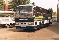 The two tone green livery.