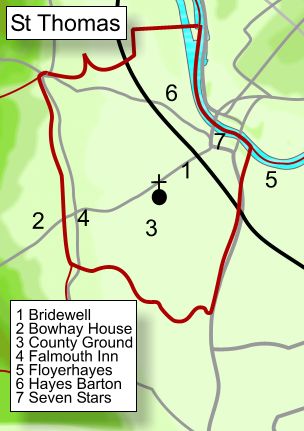 St Thomas map