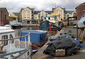 The modern canal basin