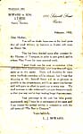 Sewards petrol rationing letter