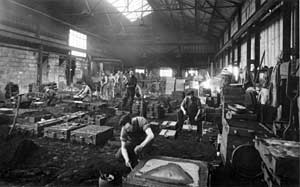 Inside the Tan Lane foundry