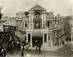 Photograph of the theatre after the fire.