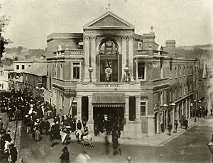 Theatre Royal after the fire