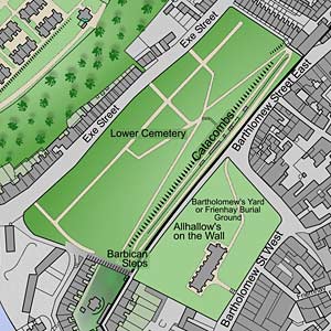 Lower Cemetery map