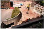 Broadwalk carpark entrance 12 July 2005 - photo David Cornforth