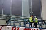 Workers on Debenhams 15 Jan 2007 - photo David Cornforth