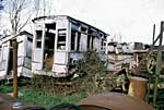 Exeter tram bodies at Upton Pyne